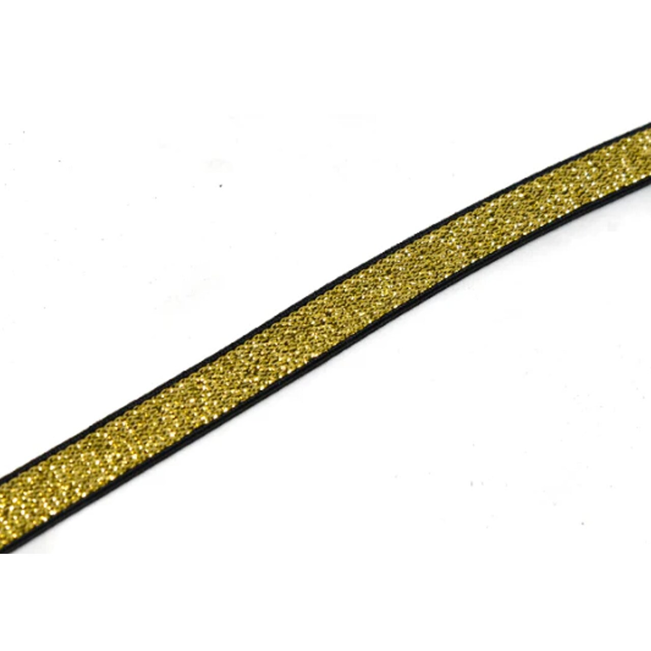 1 Yard Metallic Elastic Trim 3/8 Inch for Fashion and DIY Projects